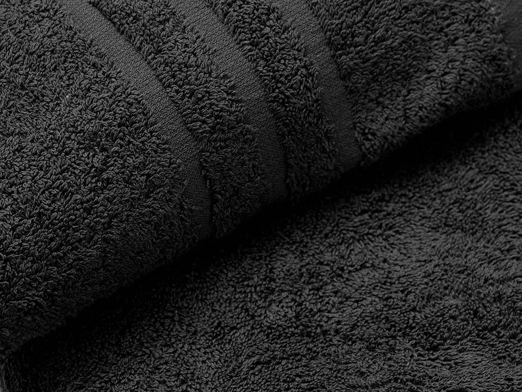 Uterák Comfort 50 x 100 cm čierny, 100% bavlna
