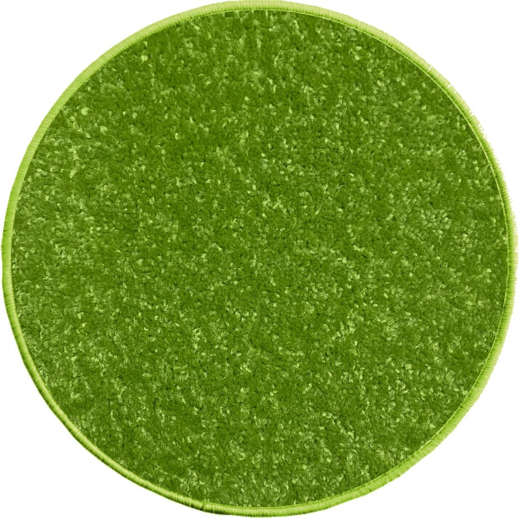 Vopi koberce Eton 2019-41 zelený koberec kulatý - 200x200 (průměr) kruh cm