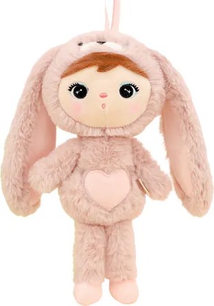 Mojkáčik - Bábika králik ružová mini 30 cm