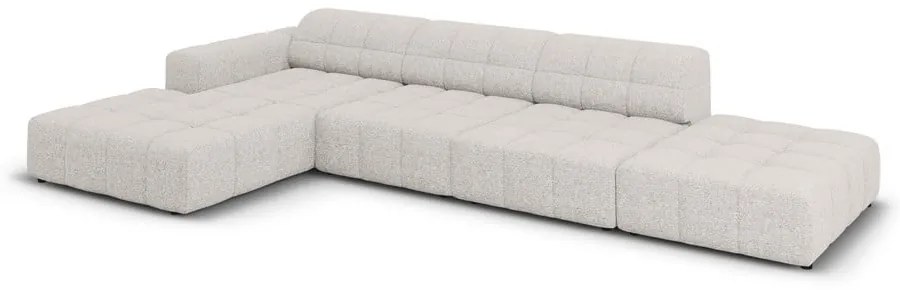 Svetlosivá rohová pohovka (ľavý roh) Chicago – Cosmopolitan Design