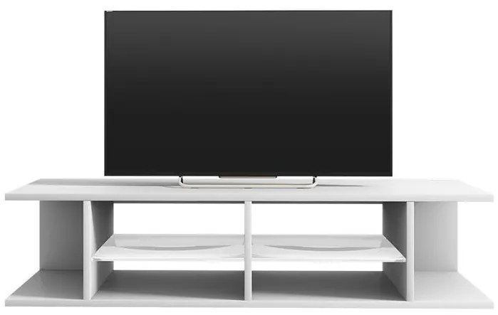TV skrinka/stolík Monty 137 (s osvetlením) (biela). Akcia -22%. Vlastná spoľahlivá doprava až k Vám domov. 1098626