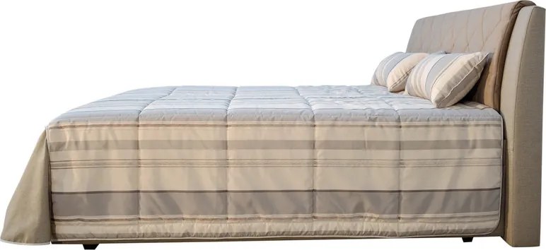 Posteľ Virginia 180x200 cm, béžová látka