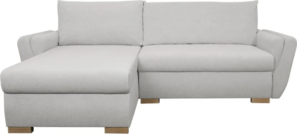 Rohová sedačka Helvetius, svetlo šedá látka