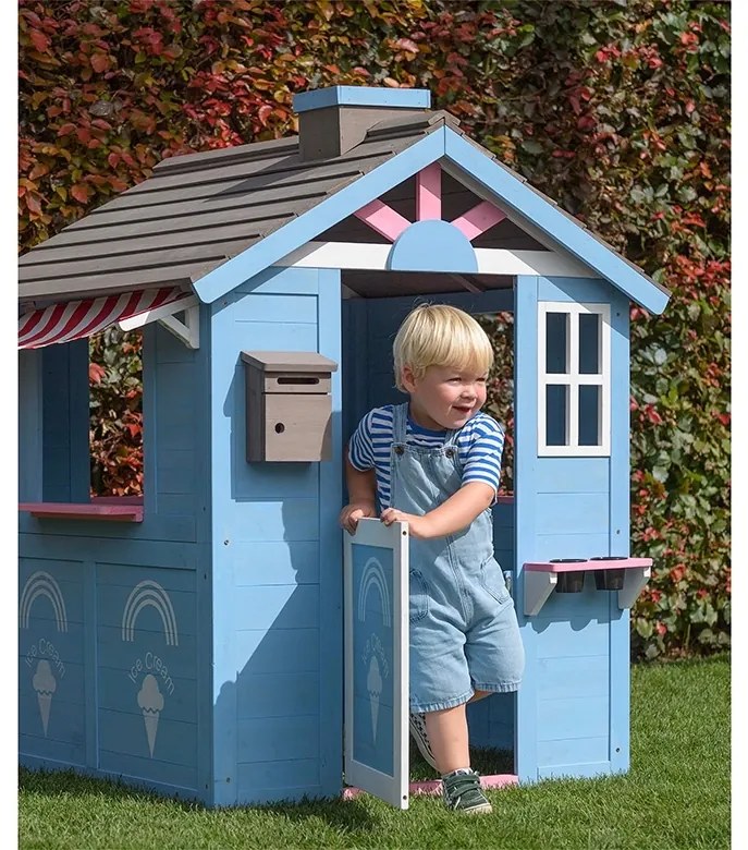 Hapro | Detský drevený domček Zmrzlinový raj | 11640648