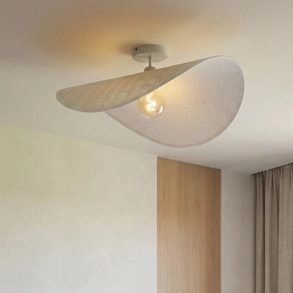 Moderné stropné svietidlo béžové 65 cm - Hat