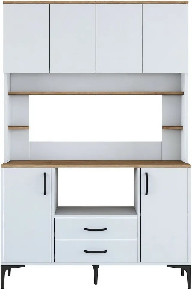 Skriňa Jedy Walnut and White