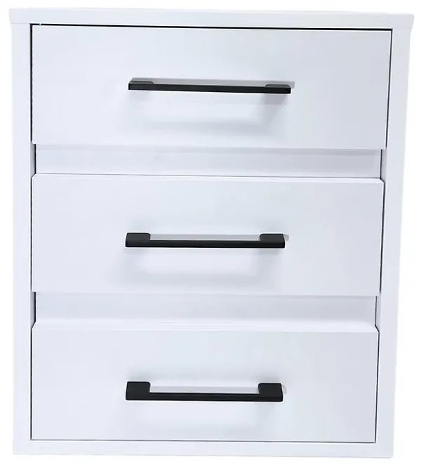 Skrinka na kolieskach 3S biela