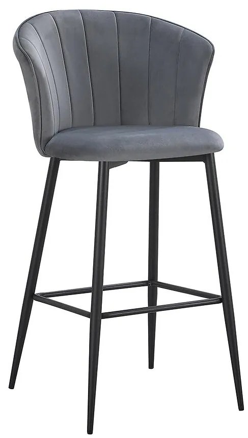 Barová Stolička Rumi 12635 sivá