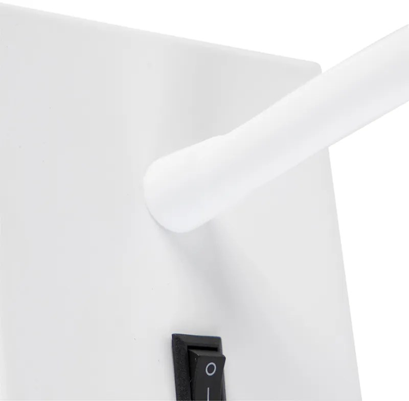 Moderná flexibilná nástenná lampa biela LED - Flex