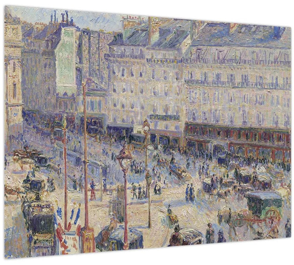 Obraz - Camille Pissarro, The Place du Havre, reprodukcia (70x50 cm)