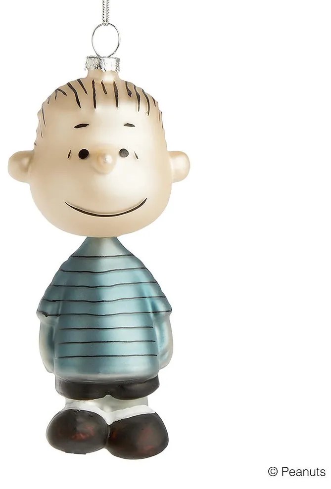 PEANUTS Sklenená ozdoba figúrka Linus