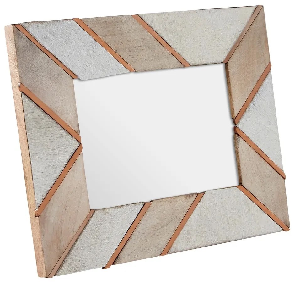 Bielo–béžový drevený rámček 22x28 cm Bowerbird – Premier Housewares