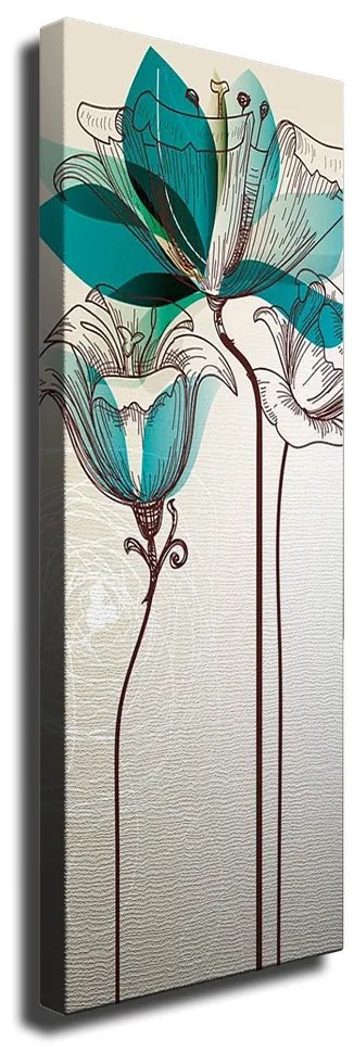 Obraz na plátne Kvetinový sen PC250 30x80 cm