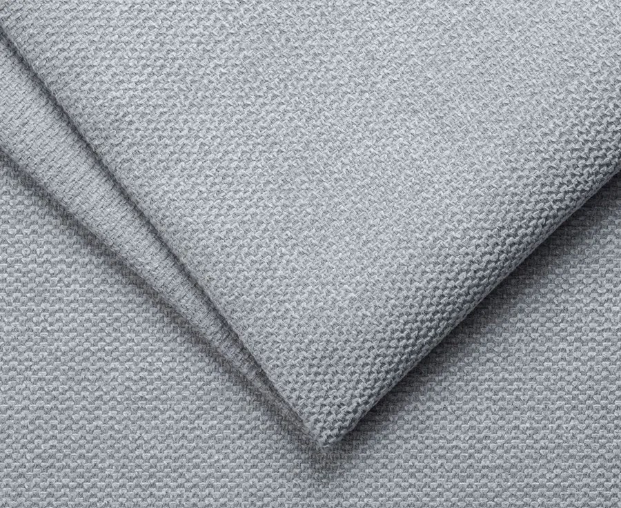 Rohová sedacia súprava Scala, svetlo šedá látka, pravý roh