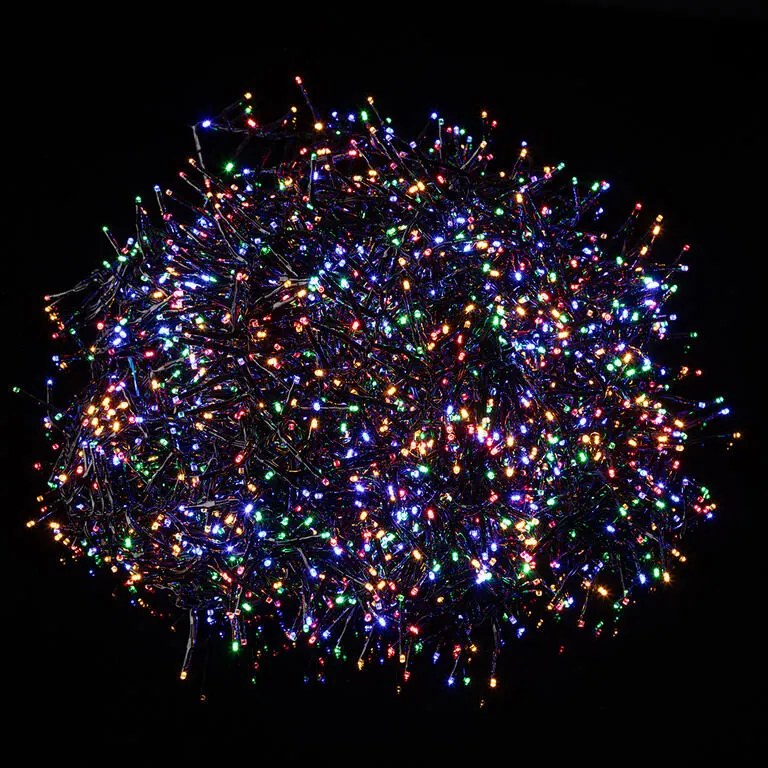 Svetelná reťaz vnútorná / vonkajšia viacfarebná 3000 LED