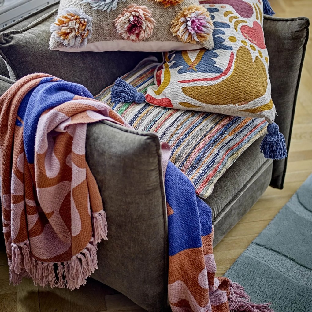 Bloomingville Prehoz z recyklovanej bavlny Atle Brown 130 × 160 cm