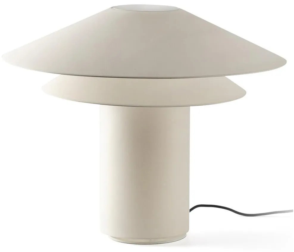 FARO 20069 - Stolná lampa SHAN 1xE27/15W/230V pergamen krémová