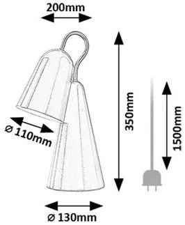 Rabalux RABAL stolná lampa 74224