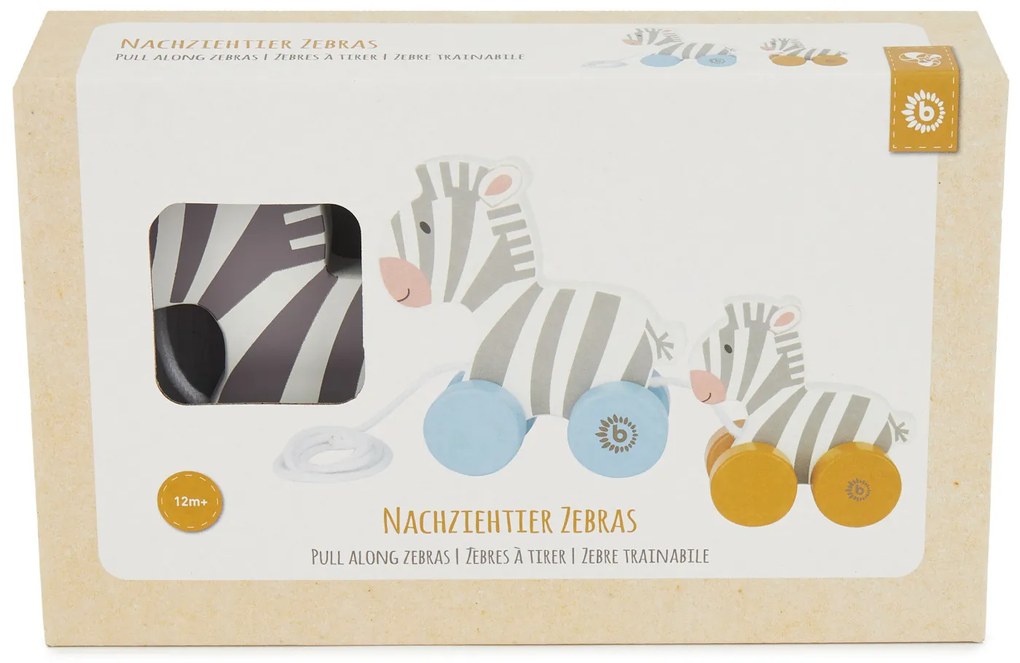 Bieco - Ťahacia hračka - zebry