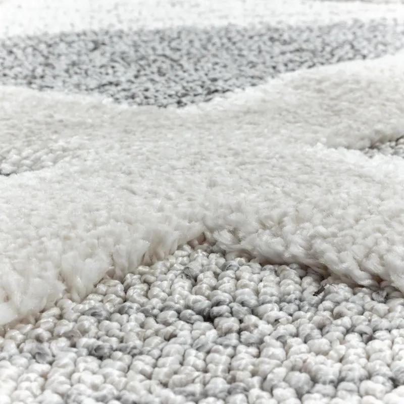 Ayyildiz koberce Kusový koberec Pisa 4709 Grey kruh - 120x120 (priemer) kruh cm