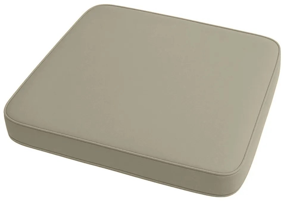 Vonkajší podsedák na stoličku VIREON 44x45 cm, sivohnedý