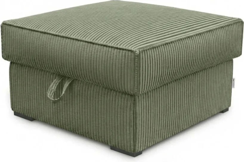 Taburet SMART COSARO s úložným priestorom 65x65 cm, mentolový