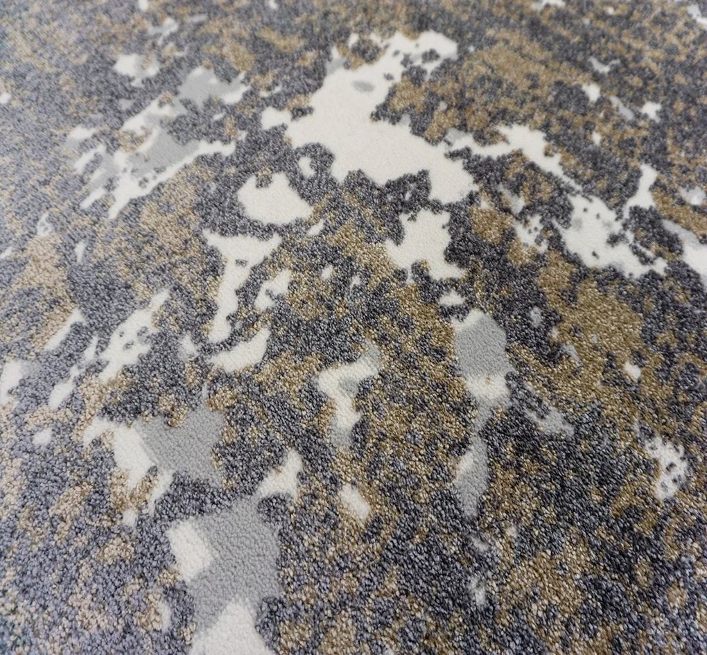 BE Koberec Siesta 1150 BEIGE GREY – sivý obdĺžnikový Rozmer: 200x290 cm