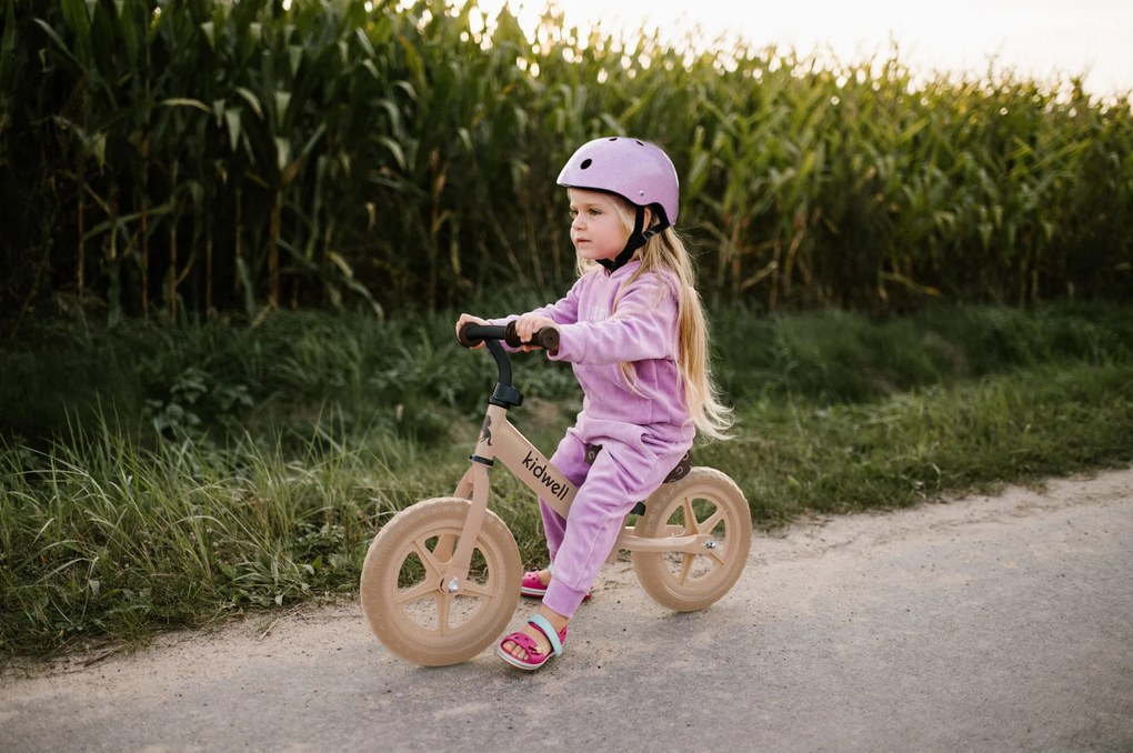 Detský balančný bicykel Kidwell REBEL, 12" EVA kolesá, ľahký 2,64 kg