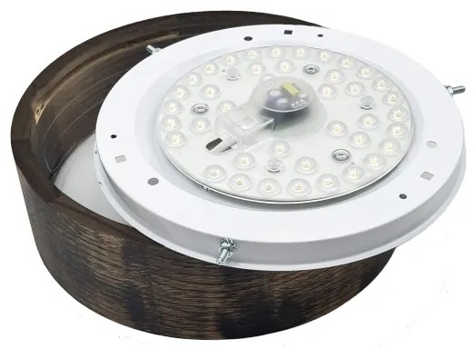 Brilagi - LED Stropné svietidlo CARVALHO SMOKEY LED/20W/230V dub pr. 27,5 cm