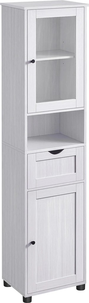 XXXLutz VYSOKÁ SKRINKA, biela, biela, 40/165/30 cm MID.YOU - Online Only kúpeľne - 002543018204