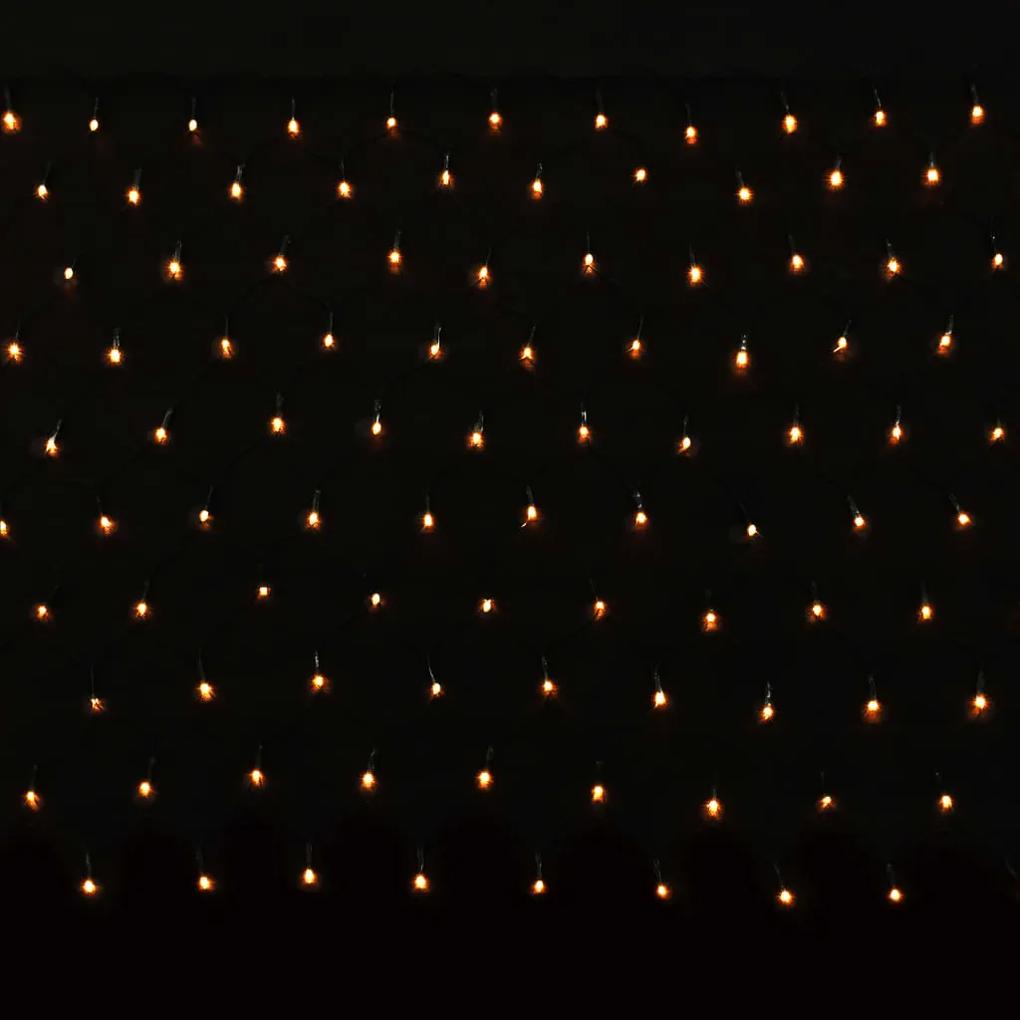 vidaXL Vianočné svetlá sieť 200 LED 3.2 x 1.5m