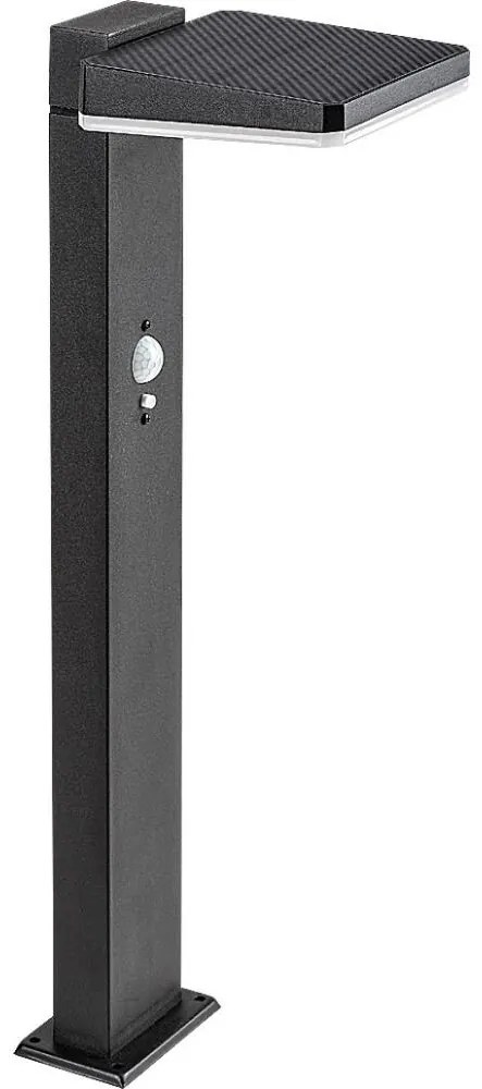 Rabalux 77079 - LED solárna vonkajšia lampa LASSET LED/4,4W/3,7V IP54 antracit