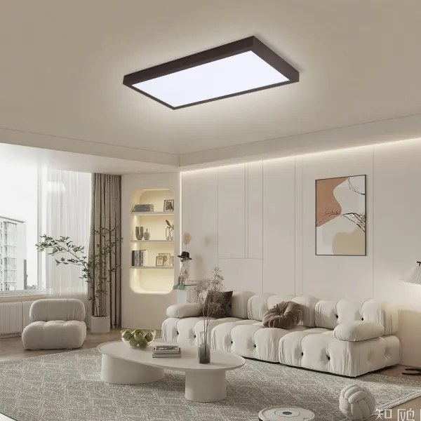 Brilagi - LED stmievateľné svietidlo FRAME SMART LED/30W/230V čierne IP44 + diaľkové ovládanie