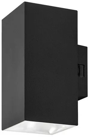 Rabalux 77157 vonkajšie nástenné LED svietidlo Urfa, 18W, IP65, čierna, 16 cm