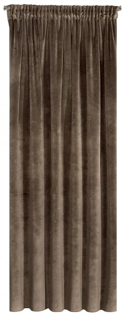 ZATEMŇOVACÍ ZÁVES NA PÁSKE VILLA 140X270 CM HNEDÁ