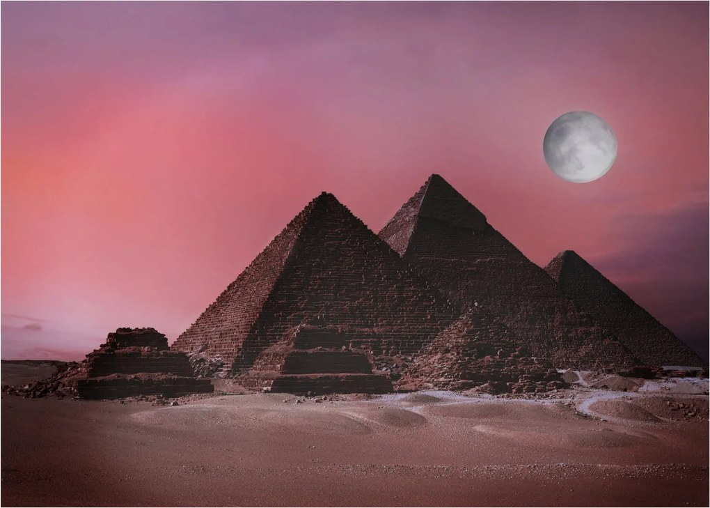 Obraz - Pyramídy Giza, Egypt (70x50 cm)