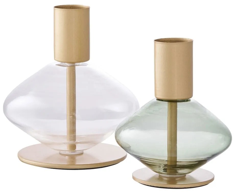 Sklenené svietniky v súprave 2 ks – House Nordic