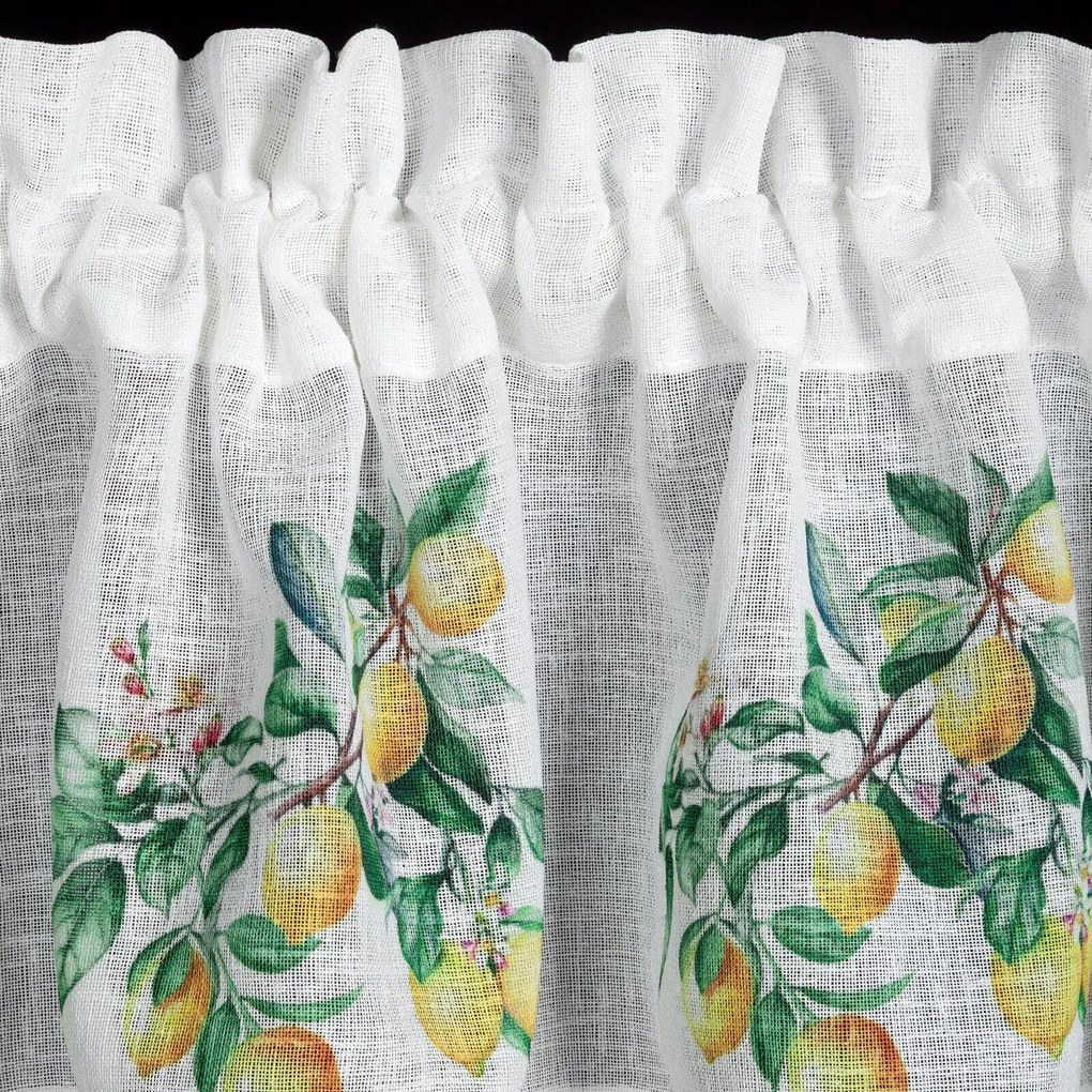 KRÁTKA ZÁCLONA NA PÁSKE KSENIA 150X30 CM VIACFAREBNÁ