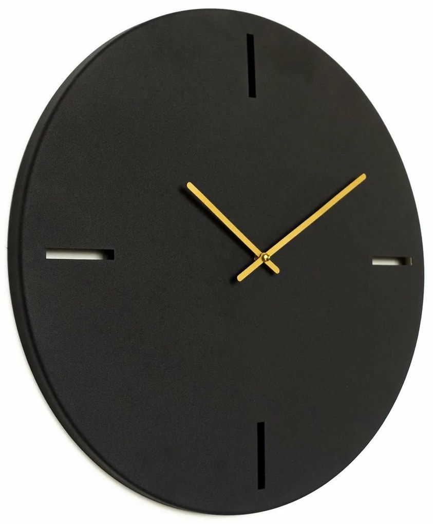 Nástenné hodiny Timeless APS113, Black, 48 x 48 cm
