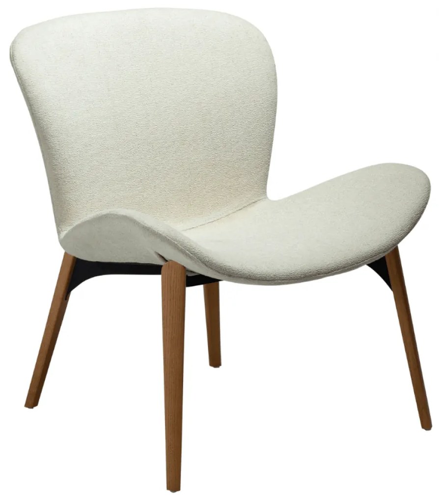 PARAGON ČALÚNENÉ LOUNGE KRESLO bone white/oak