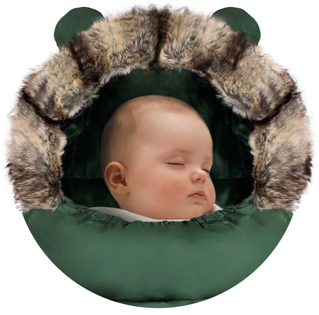 Spací vak do kočíka Elmi Ricokids - khaki