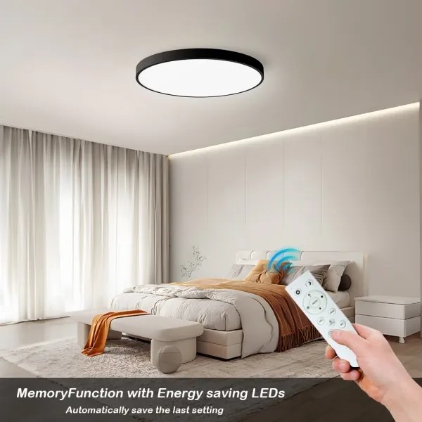 Immax NEO 07250L-LED Stmievateľné svietidlo SEMPLICI 60W/230V Wi-Fi Tuya čierna +DO