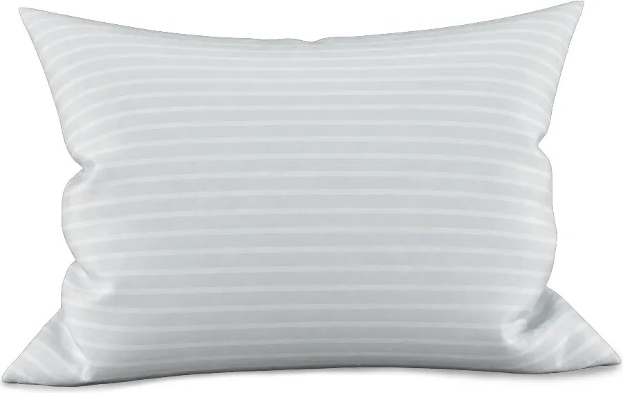 Obliečka na vankúš ATLAS GRÁDL 50x70 cm biely prúžok 2 cm česaná bavlna