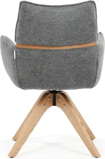 Jedálenská stolička sivá DCH-D1348 GREY2