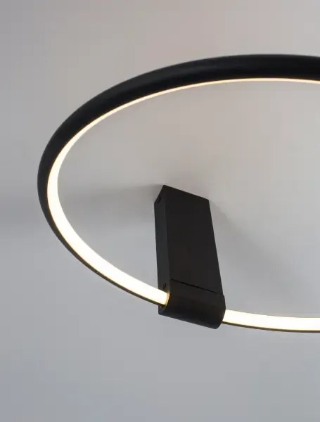 LED luster Garve 40 čierne