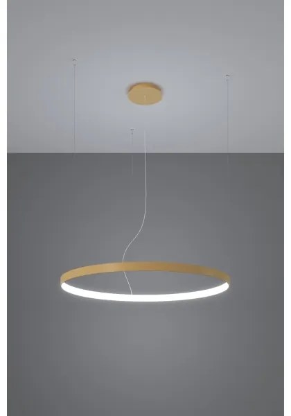 Thoro TH.217 - LED Luster na lanku RIO LED/30W/230V CRI95 4000K pr. 55 cm zlatá