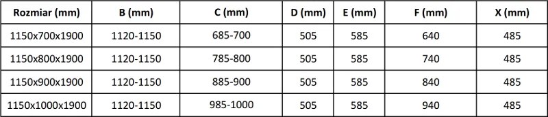 Mexen APIA sprchový kút 115x90, číre-pásy / chrómový profil, 840-115-090-01-20