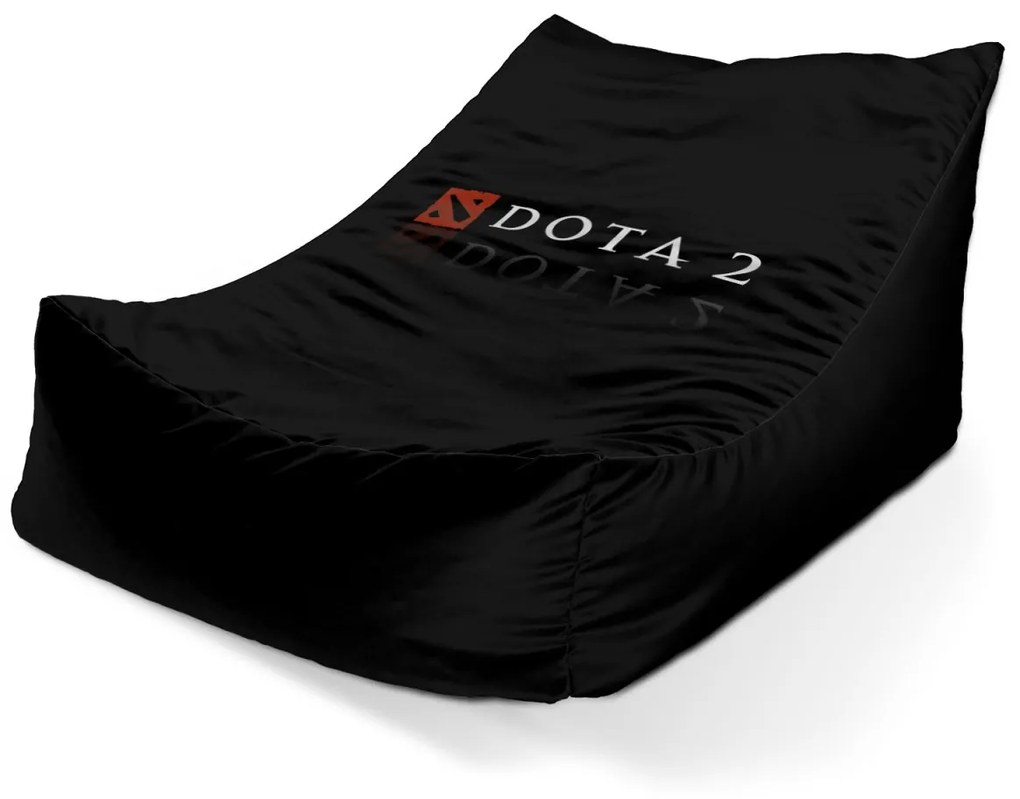 Sablio Sedací vak Lounge DOTA 2 Čierna - 120 x 100 x 80 cm