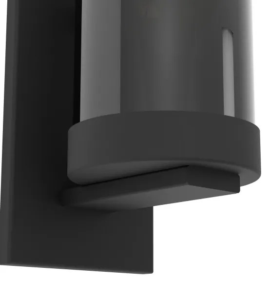 Eglo 44003 - Nástenné svietidlo TOOTHILL 1xE27/40W/230V čierna