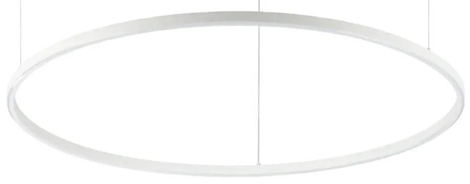 Ideal Lux - Závesné LED svietidlo na lane ORACLE SLIM LED/53W/230V 2700K priemer 90 cm biela
